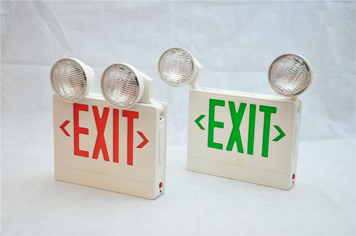 UL Exit Sign Emergency Light Combo (2)