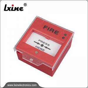 Manual call point for fire alarm system LX-505