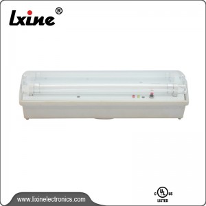 Bulkhead emergency light with double fluorescent tubes LX-614