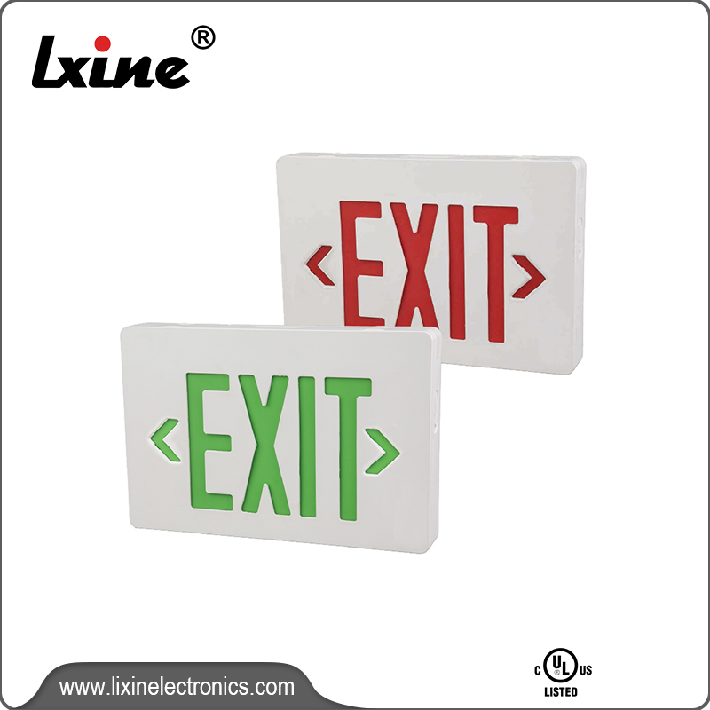 UL Exit Sign LX-756A12RG