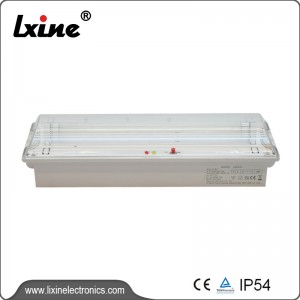Fluorescent tube emergency lighting with rechargeable battery LX-2802