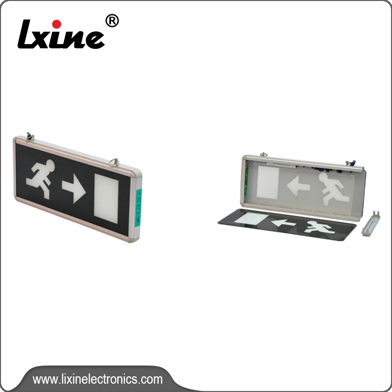Exit sign light for 3 hours emergency duration LX-714