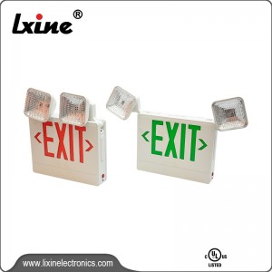 Emergency lighting combo exit sign LX-7601G/R