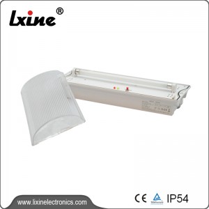 Fluorescent tube emergency lighting with rechargeable battery LX-2802