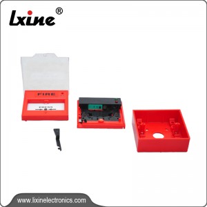 Manual call point for fire alarm system LX-505