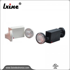 UL standard halogen emergency lighting dual adjustable heads LX-622