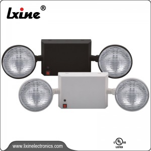 UL standard halogen emergency lighting dual adjustable heads LX-622