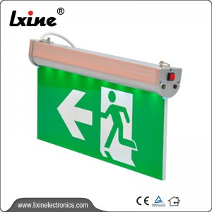 CE listed rechargeable exit sign light LX-701