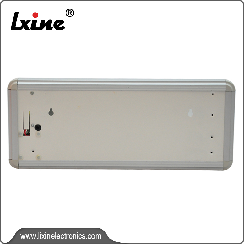 Rectangle exit sign light with rechargeable battery LX-715