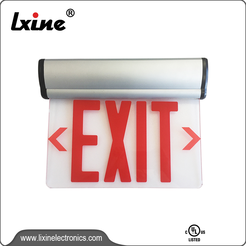 Fast delivery Led Exit Emergency Light - UL listed Exit sign emergency lighting LX-741A12G/R – LIXIN