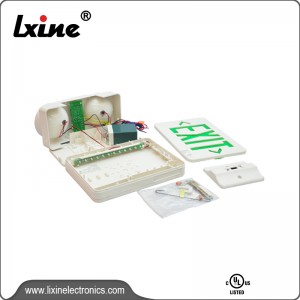 Exit sign and emergency light combo LX-7501LG/R