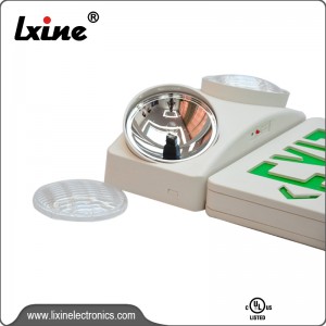 Exit sign and emergency light combo LX-7501LG/R