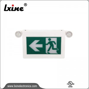 Led emergency exit signs with adjustable heads LX-754A34