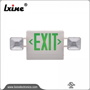 2 in 1 exit sign and emergency light LX-7603G/R