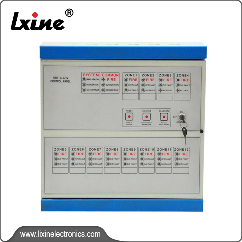 Hot Selling for 1 Zone Fire Alarm Control Panel - Fire alarm control panel 12 zones LX-801-12 – LIXIN