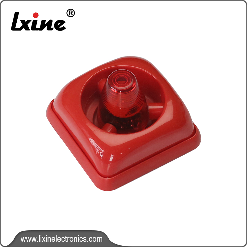 Factory Price Fire Alarm Bell System - Sound and light fire warning strobe siren LX-901 – LIXIN