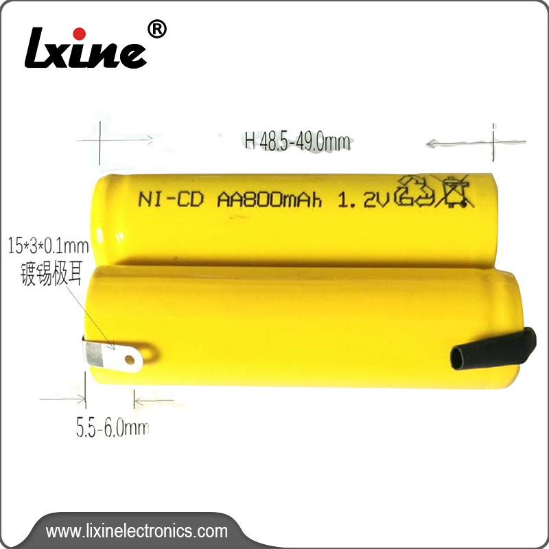 Excellent quality Best Emergency Power Supply - AA 800mAh Nickel-Cadmium Battery – LIXIN
