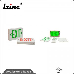 UL certified exit sign with led light  LX-750G/R