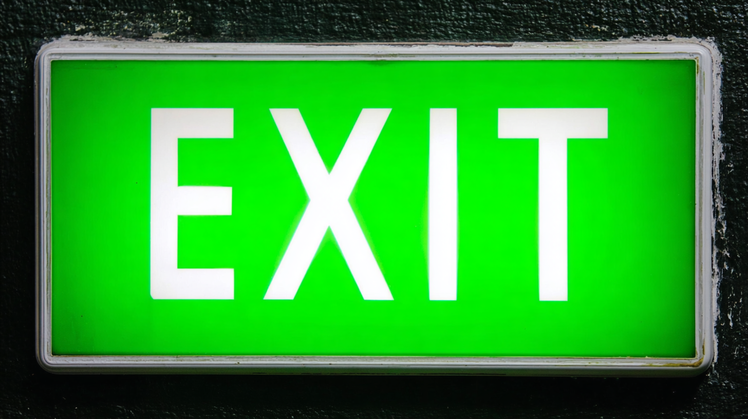 Choosing the Best Exit Sign Signs for Your Safety Needs