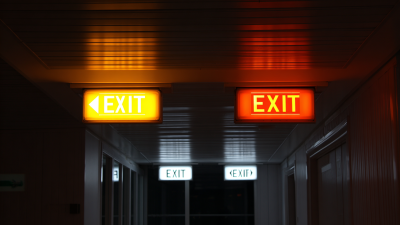 Comparative Analysis of LED Illuminated Exit Signs: Which One is Right for Your Business?