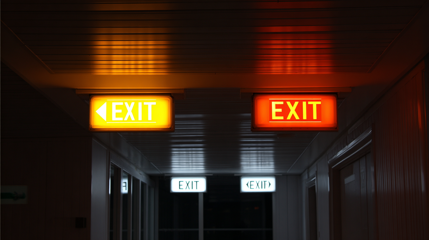Comparative Analysis of LED Illuminated Exit Signs: Which One is Right for Your Business?