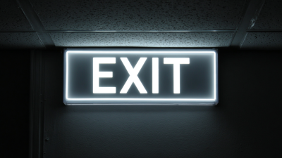How to Choose the Best Edge Lit Exit Sign for Your Business