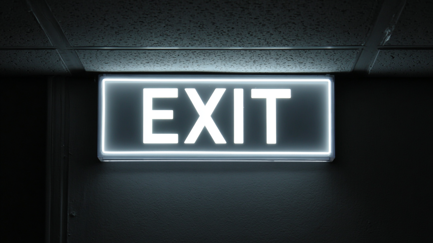 How to Choose the Best Edge Lit Exit Sign for Your Business