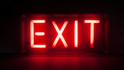 Enhancing Safety: The Impact of LED Illuminated Exit Signs on Emergency Evacuation Efficiency