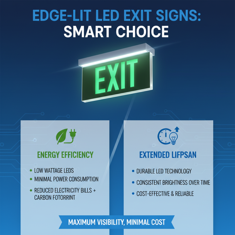 How to Choose the Best Edge Lit LED Exit Sign for Your Needs