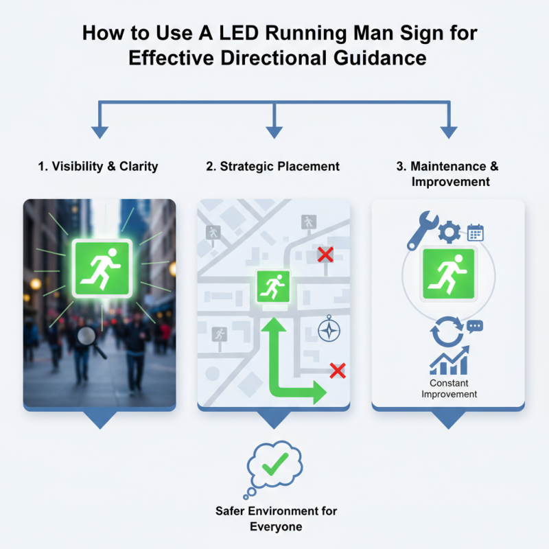 How to Use a Led Running Man Sign for Effective Directional Guidance