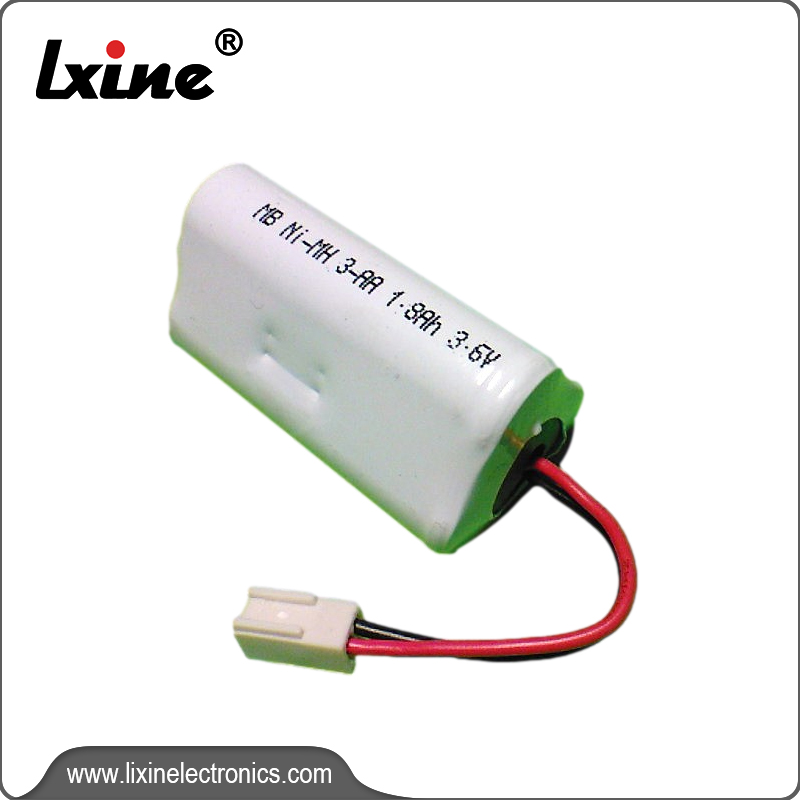 High Quality for Industrial Emergency Light With Battery Backup -  Nickel metal hydride battery for emergency lights-LX-NI-MH 3-AA 1.8AH 3.6V - LIXIN