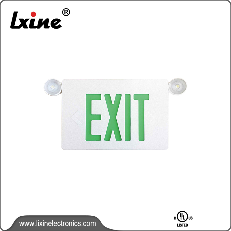 China Supplier Long Life Led Emergency Light -  Exit signs with emergency lights LX-754A12G/R - LIXIN