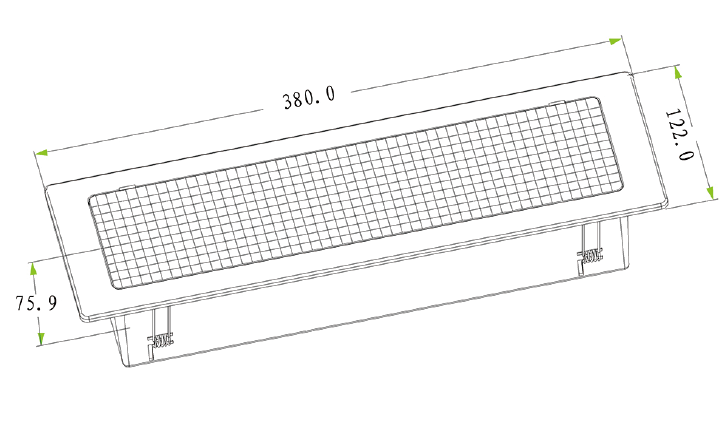UL Bulkhead Emergency Lamp LX-603L (1)